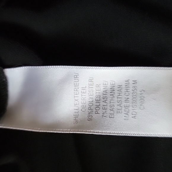 ADRIANNA PAPELL Faux Pearl Accent Bell Sleeve Top black size L - Picture 8 of 9